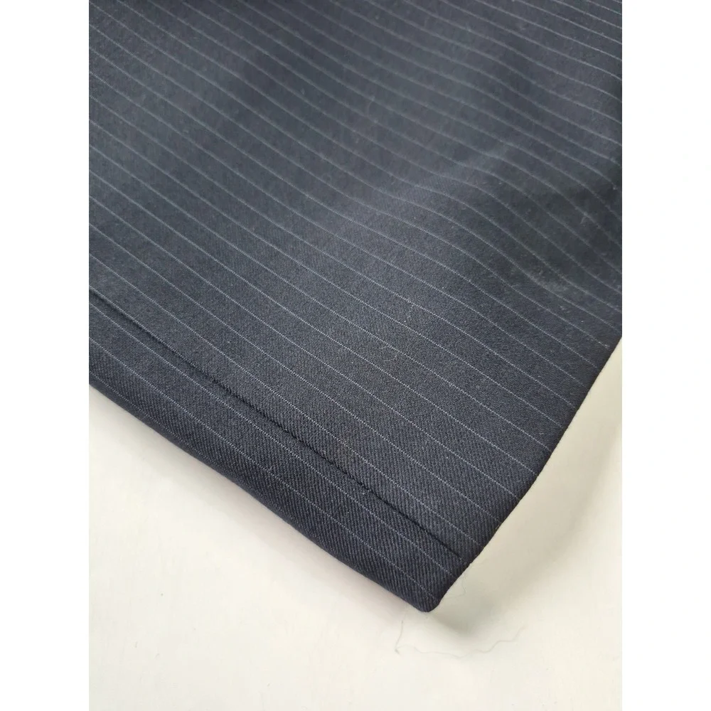 Lauren Ralph Lauren Mens Wool Sports Coat 42R Navy Pinstripe 2 Button Blazer